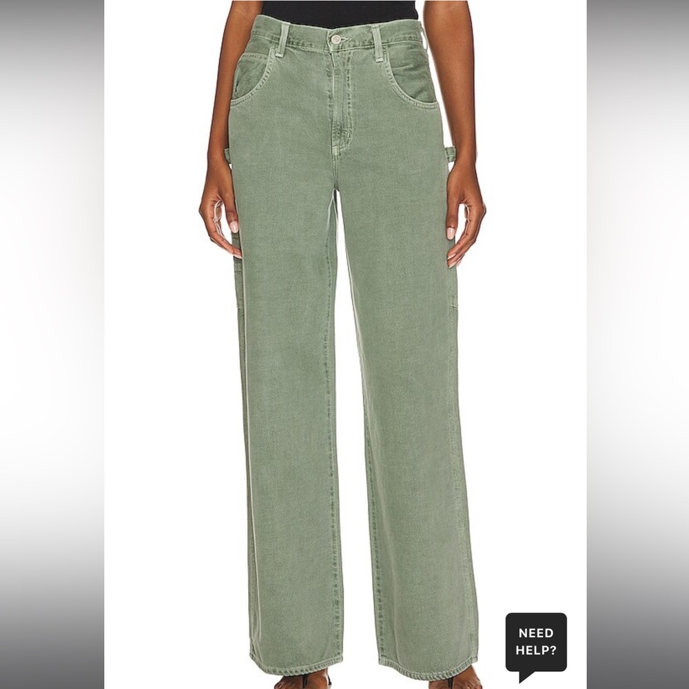 Agolde Magda Denim Carpenter in Salamander